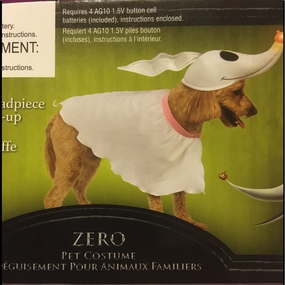 Dog Nib New Zero Dog Costume From Nightmare Before Christmas L